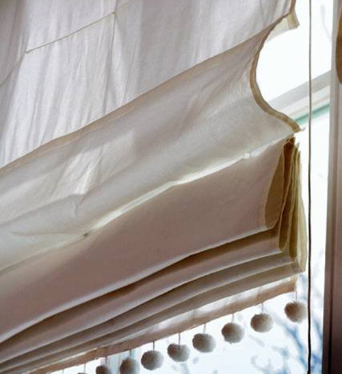 Как сделать штору для окна из ткани