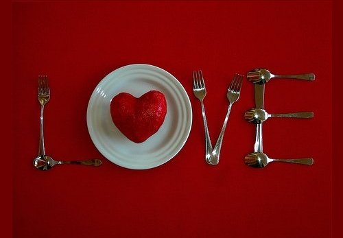 День Влюбленных - сервируем стол