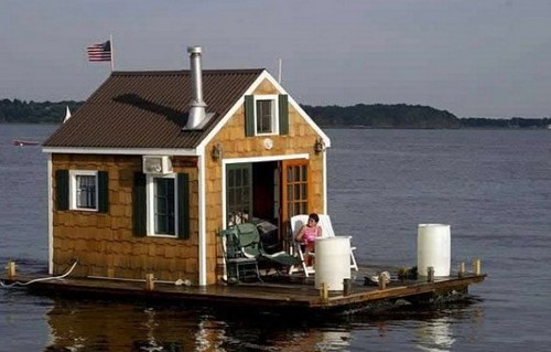 как сделать дом на воде