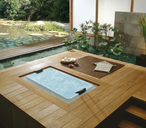 Офуро - ванная  комната в японском стиле