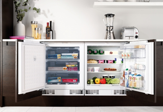 Встроенный холодильник на современной кухне | Дом Мечты