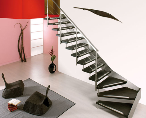 Дизайн лестницы фото