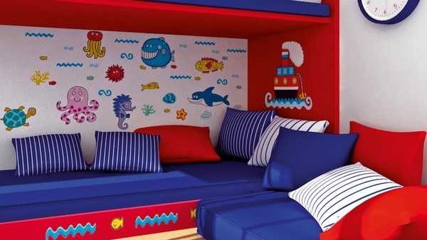 Декоративные подушки в детской комнате