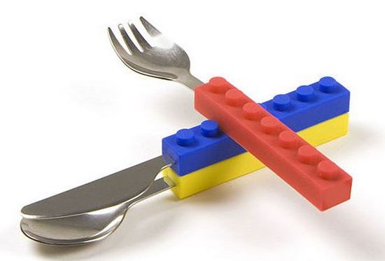 Конструкторы Лего столовые приборы
