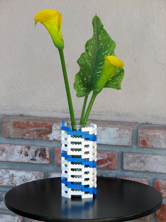 Конструкторы Лего декор вазы с цветами