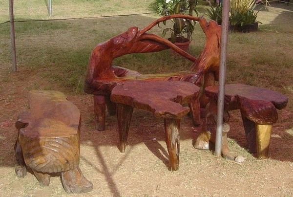 Мебель для сада из дерева фото