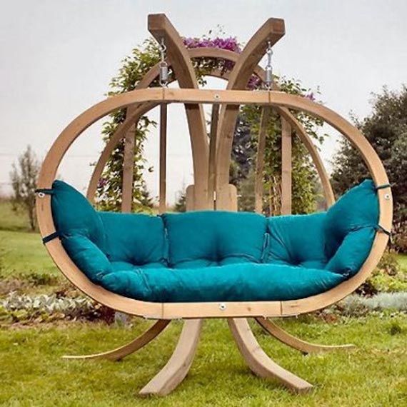 Садовая мебель из дерева фото