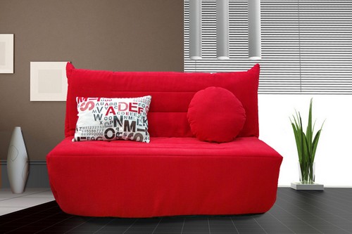 Мягкая банкетка-диван со спинкой