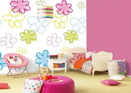 Цвет в интерьере детской комнаты фото