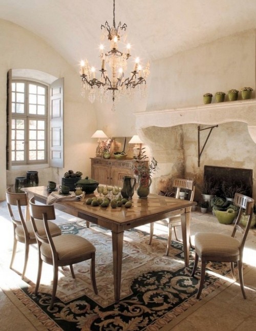 Интерьер столовой в стиле барокко