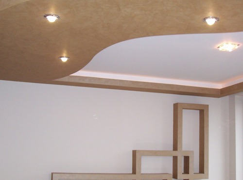 Декоративный потолок из гипсокартона