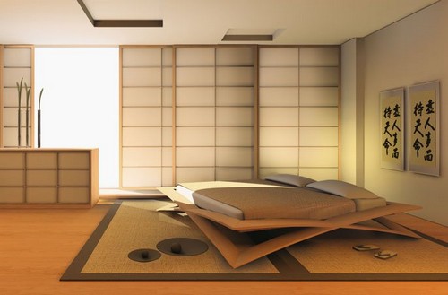 Фото спален в японском стиле