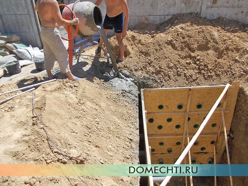 Строительство бетонного септика для частного дома своими руками