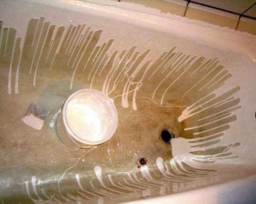 Восстановление ванны жидким акрилом