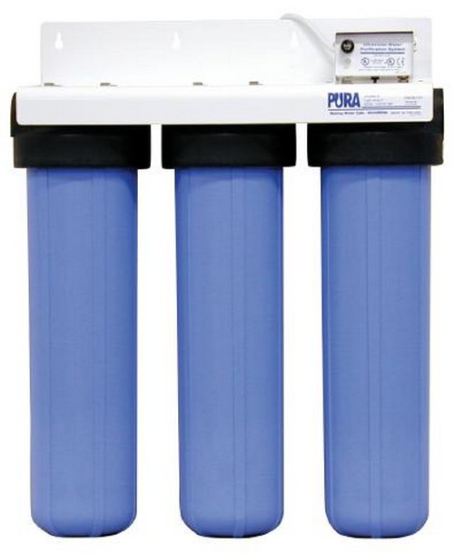 Магистральный фильтр трехступенчатый для очистки водопроводной воды