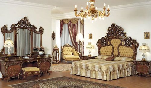 Резная мебель Asnaghi с интерьере