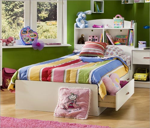 Детские кровати с ящиками для белья