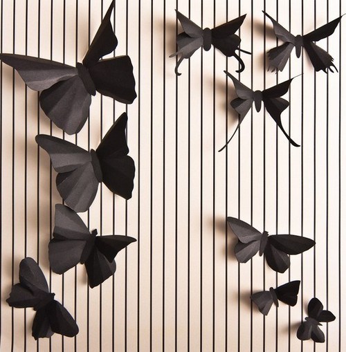 декоративные бабочки на стену