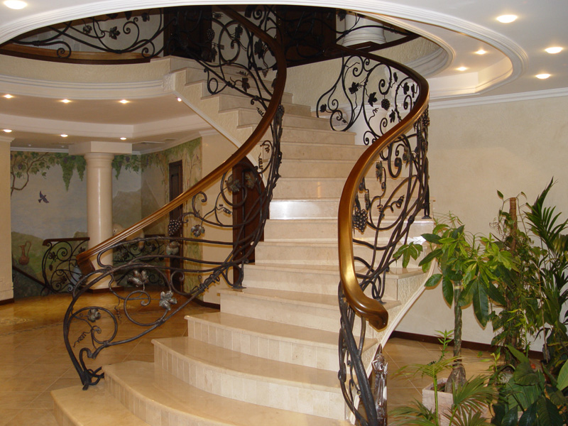 Кованые перила для лестниц и ограждения балконов | Дом Мечты