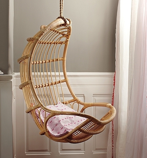 Кресло плетеное подвесное фото