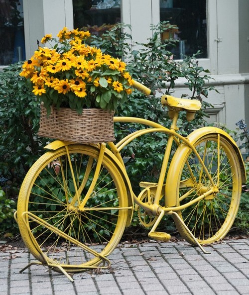 велосипед под цветы