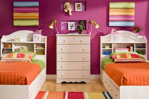 Дизайн детской комнаты для двойни фото