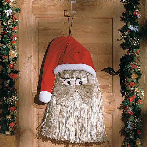 Дед Мороз на входную дверь