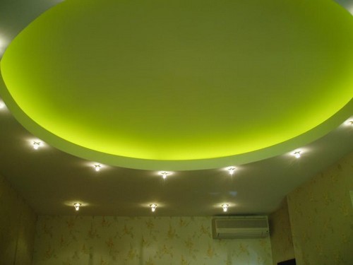 натяжной потолок со светодиодной подсветкой