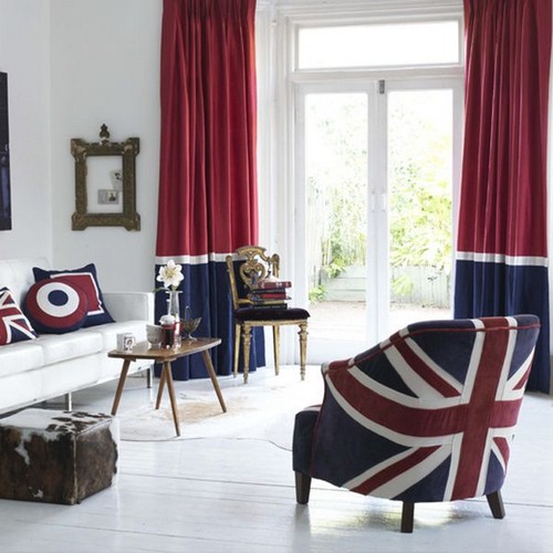 Кресло с британским флагом