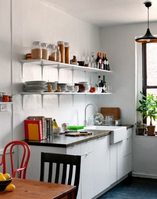 маленькая кухня гостиная дизайн фото