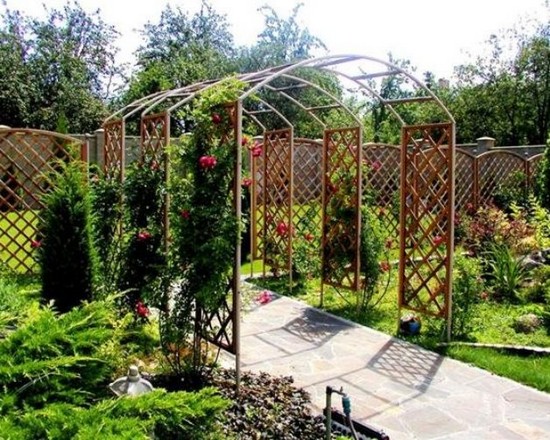 садовые арки для вьющихся растений