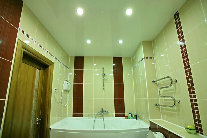 потолок в ванной (фото) | Дом Мечты