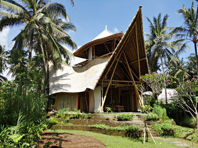 Бамбуковые дома фото