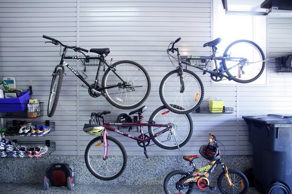 Как хранить велосипед в гараже