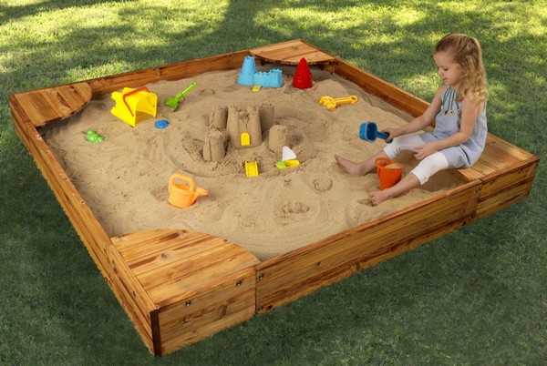 песочница для детей на дачу