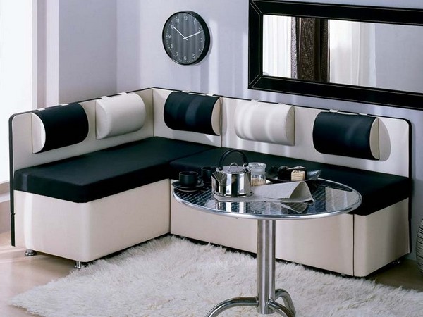 Кухонный модульный диван фото