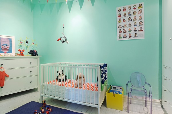 скандинавский стиль в интерьере детской комнаты фото