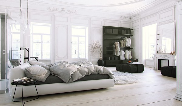 Мебель для спальни в скандинавском стиле