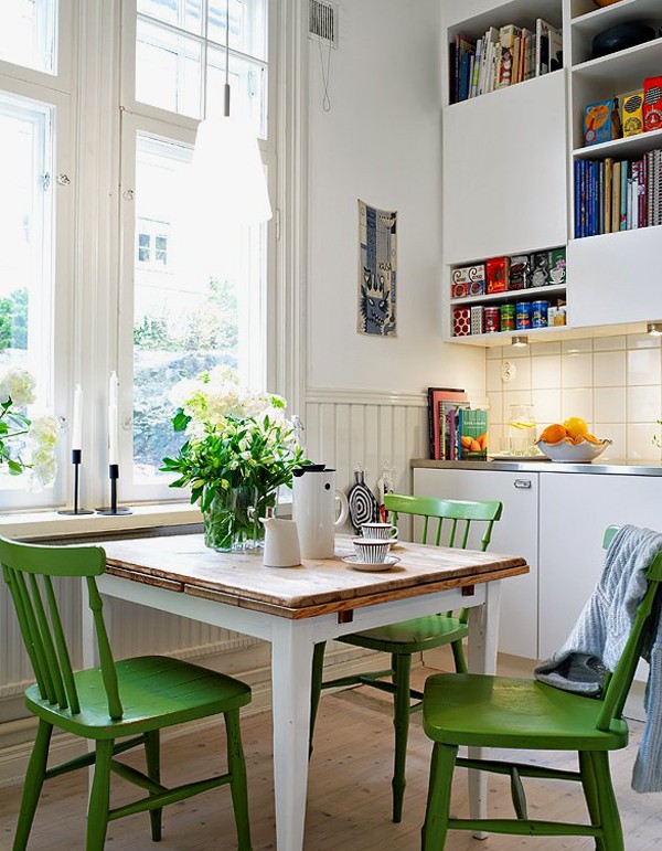 Красивый дизайн кухни в скандинавском стиле фото