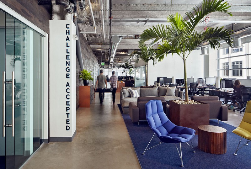 Современный дизайн офиса (Dropbox в Калифорнии)