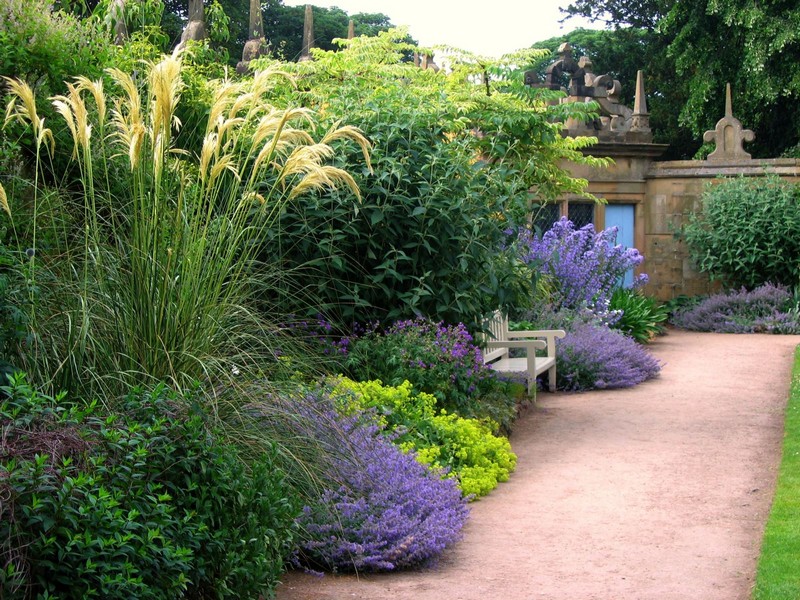 Сад в пейзажном стиле фото